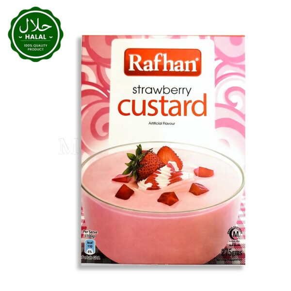 RAFHAN Strawberry Custard Powder (Dessert) 275g 딸기 커스타드 파우더