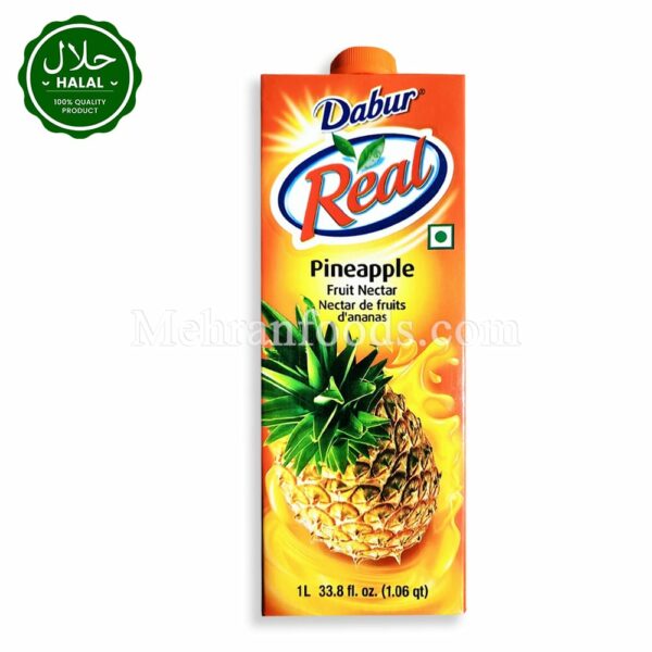 DABUR Real Pineapple Nectar Juice 1L 리얼 파인애플 넥타 주스